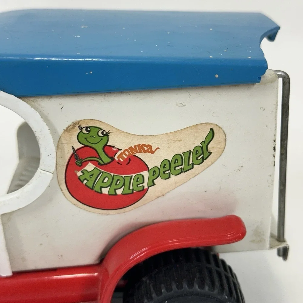 Vintage 1970s Mini Tonka Apple Peeler Hot Rod Pressed Steel